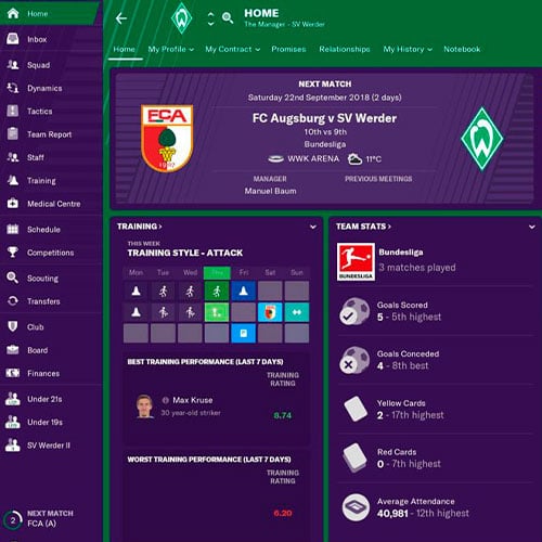 Football Manager 2019 Cd Key Steam EU